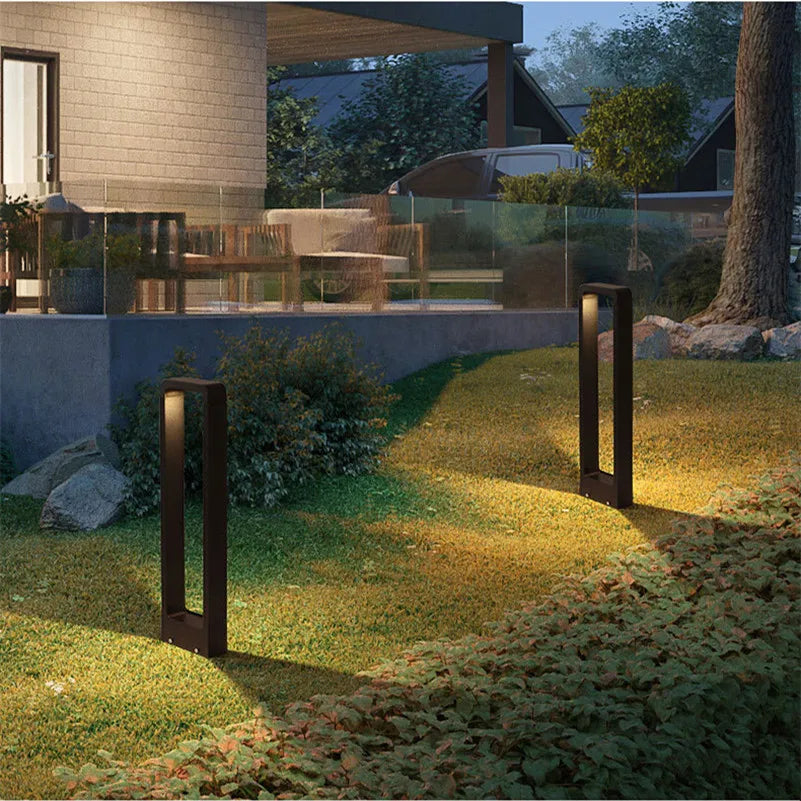 Hagelampe med LED i aluminium - vanntett bakkebelysning