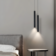 LED-pendellampe med to skjermer i nordisk stil