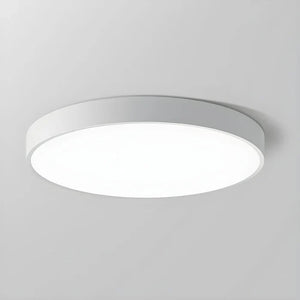 Taklampe med LED - ultratynn rund plafond med jernramme, 40 cm