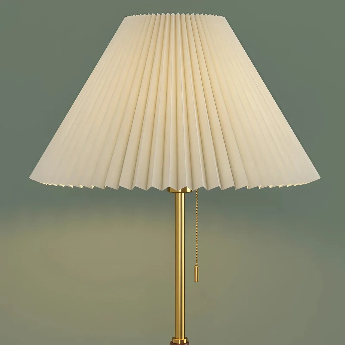 Gulvlampe i marmor og tre med varmt LED-lys - moderne design