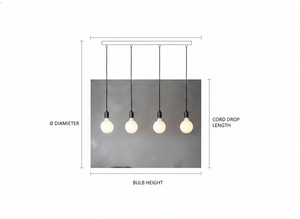 LED-pærer med E27-sokkel - 4-pakning