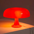 Bordlampe med soppform i retrostil, oransje eller hvit