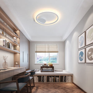 Taklampe med moderne ringdesign i 4 størrelser