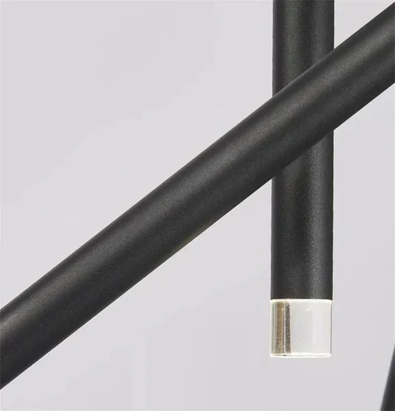 Lysekrone med LED i aluminium og rustfritt stål - 18, 24 eller 30 armer