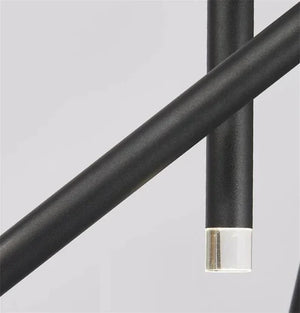 Lysekrone med LED i aluminium og rustfritt stål - 18, 24 eller 30 armer