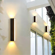 Utendørs vegglampe - moderne, avlang inngangsbelysning IP65