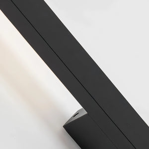 Utendørs vegglampe med LED - lang, lineær fasadelampe IP65