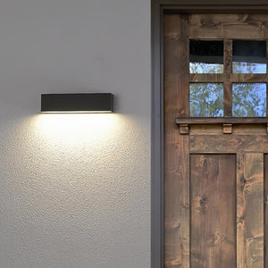 Utendørs vegglampe med smal LED-list i moderne design IP65