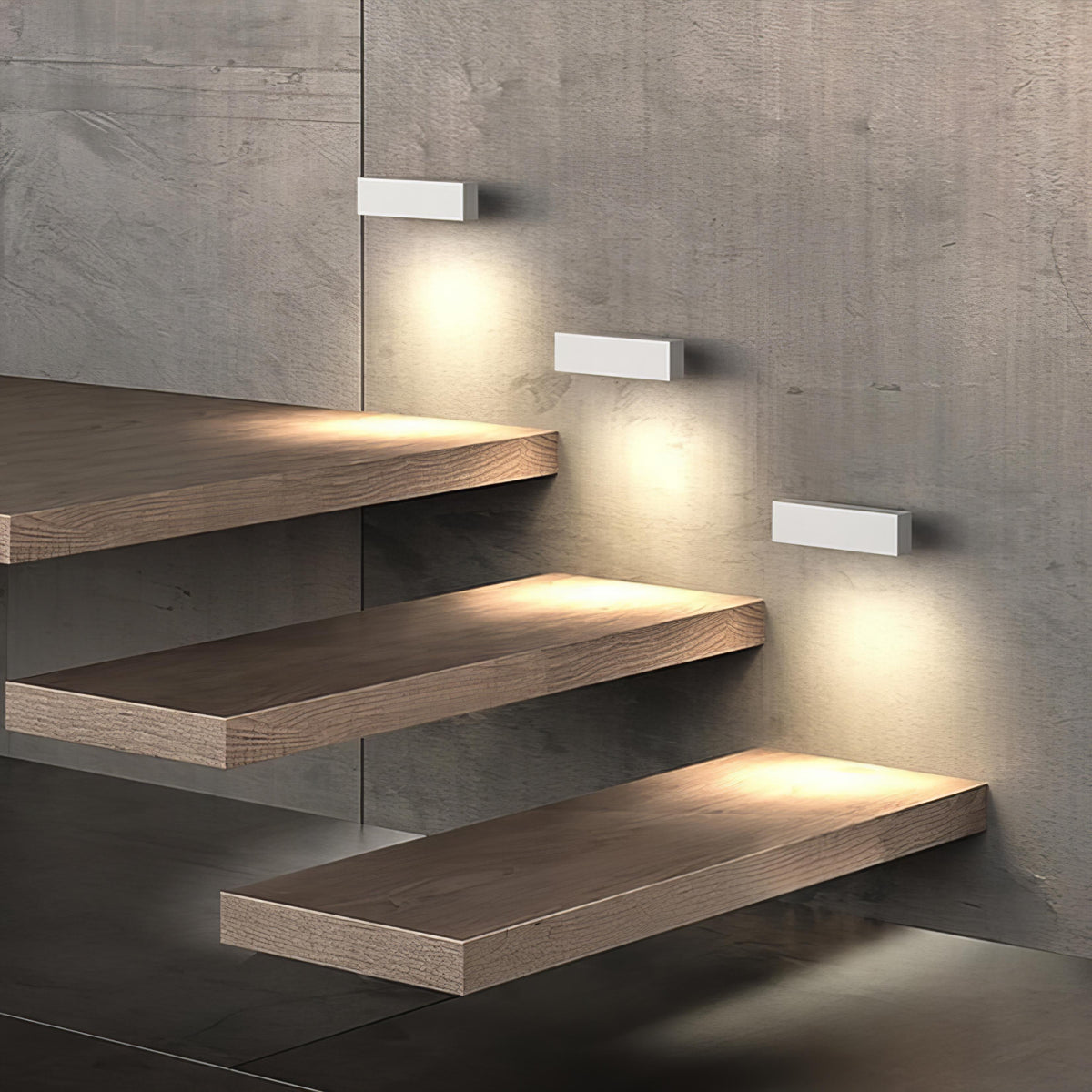 Utendørs vegglampe med smal LED-list i moderne design IP65