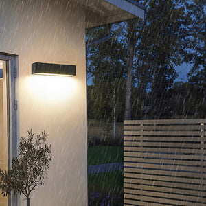 Utendørs vegglampe med smal LED-list i moderne design IP65