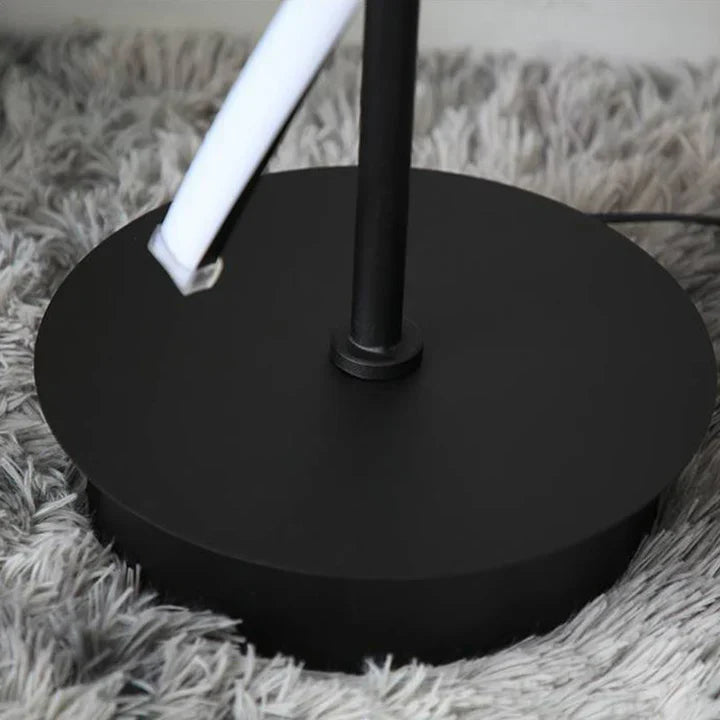 Gulvlampe med integrert LED og moderne spiralform, 155 cm