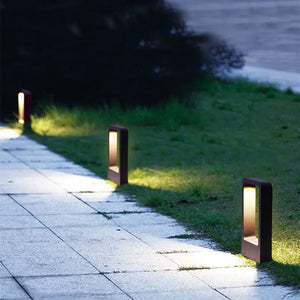 Hagelampe med LED i aluminium - vanntett bakkebelysning