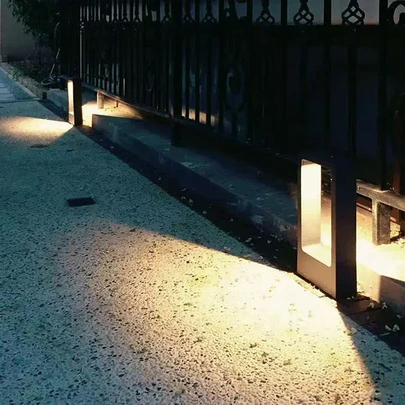 Hagelampe med LED i aluminium - vanntett bakkebelysning