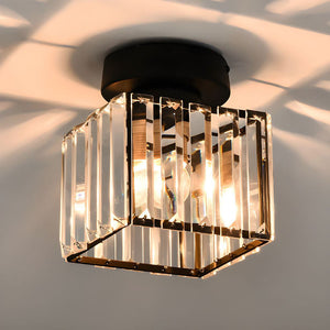 Takplafond i krystallglass - moderne i matt svart eller antikkgull